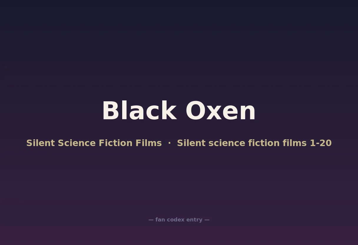 Black Oxen